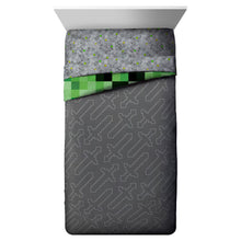 Load image into Gallery viewer, Minecraft Creeper Full Bed in a Bag