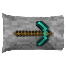 Load image into Gallery viewer, Minecraft Diamond Life Pillowcase