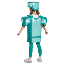 Load image into Gallery viewer, Minecraft Diamond Armor Classic Youth Costume