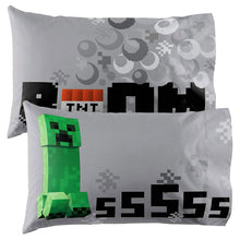 Load image into Gallery viewer, Minecraft Creeper Twin Bed in a Bag
