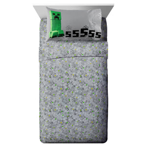 Minecraft Creeper Full Bed in a Bag
