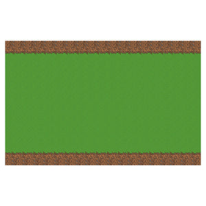 Minecraft Grass Block Plastic Table Cover