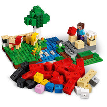 Load image into Gallery viewer, Minecraft The Wool Farm LEGO Building Set
