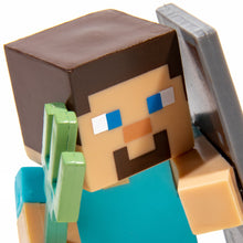 Load image into Gallery viewer, Minecraft Steve with Trident Adventure Figure, Series 4
