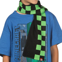 Load image into Gallery viewer, Minecraft Creeper Checkered Scarf
