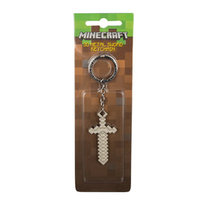 Minecraft Metal Sword Keychain