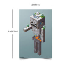 Load image into Gallery viewer, Minecraft Skeleton Tundra Wall Poster
