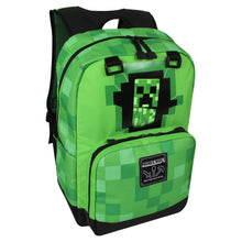 Load image into Gallery viewer, Minecraft Creepy Creeper Single Backpack
