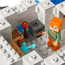 Load image into Gallery viewer, Minecraft The Polar Igloo LEGO Building Set

