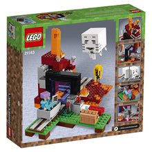 Load image into Gallery viewer, Minecraft The Nether Portal LEGO Building Kit
