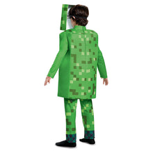 Load image into Gallery viewer, Minecraft Creeper Deluxe Youth Costume

