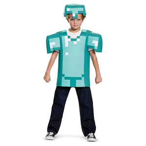 Minecraft Diamond Armor Classic Youth Costume