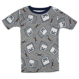 Minecraft Beware of Skeletons Youth Pajama Set